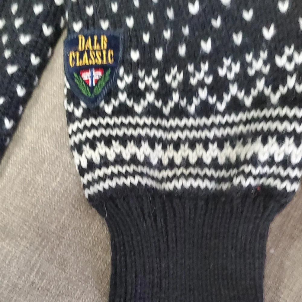 Dale of Norway Black With Multi Colored Sweater with Nordic Elegance - Picture 10 of 15